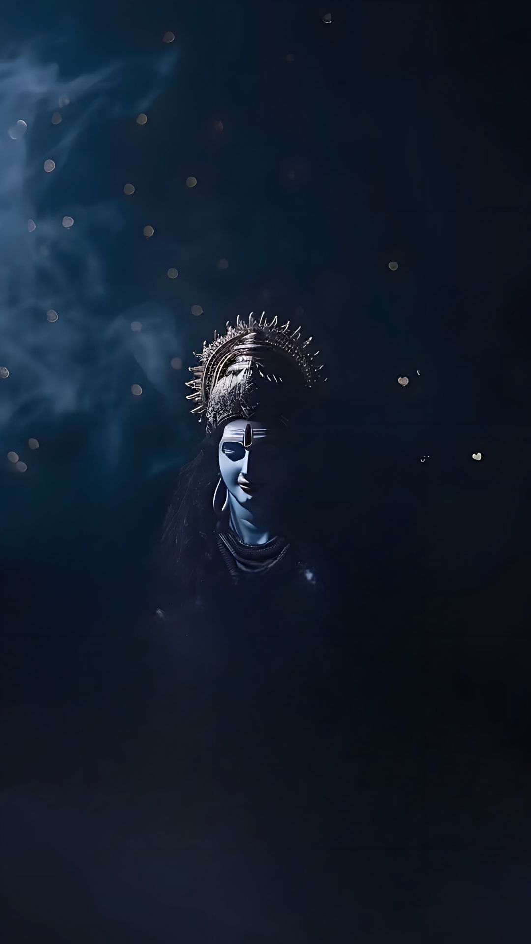 Mahadev\'s serene face in deep meditation