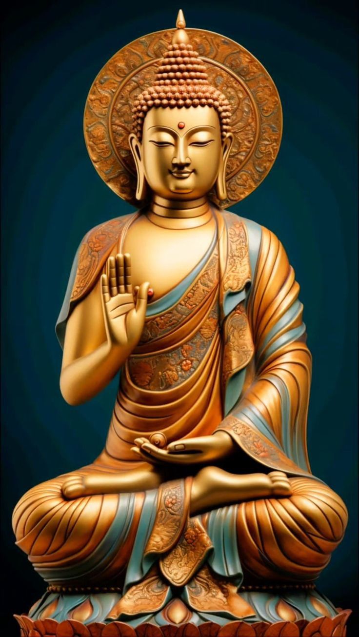 Buddha statue in Abhaya Mudra pose