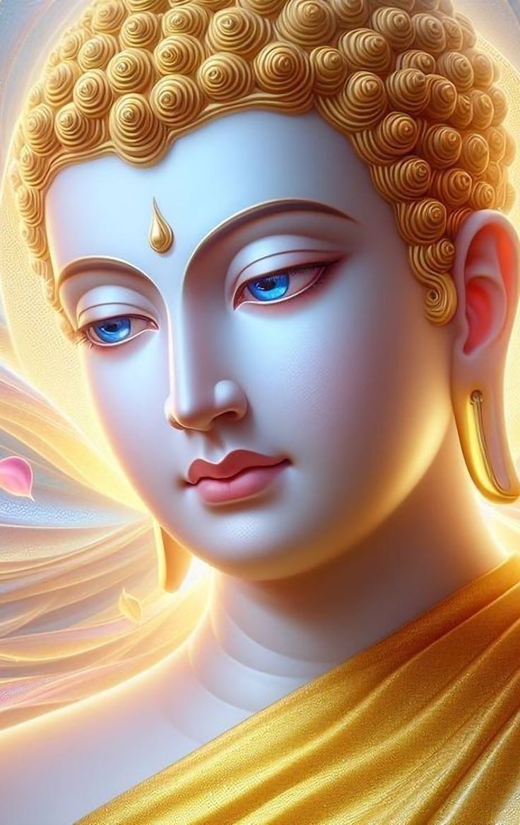 Peaceful face of Gautam Buddha