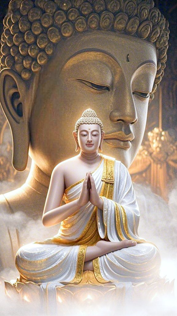 Buddha in peaceful meditation pose