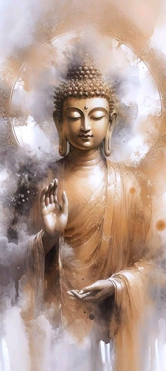Buddha in peaceful meditation pose