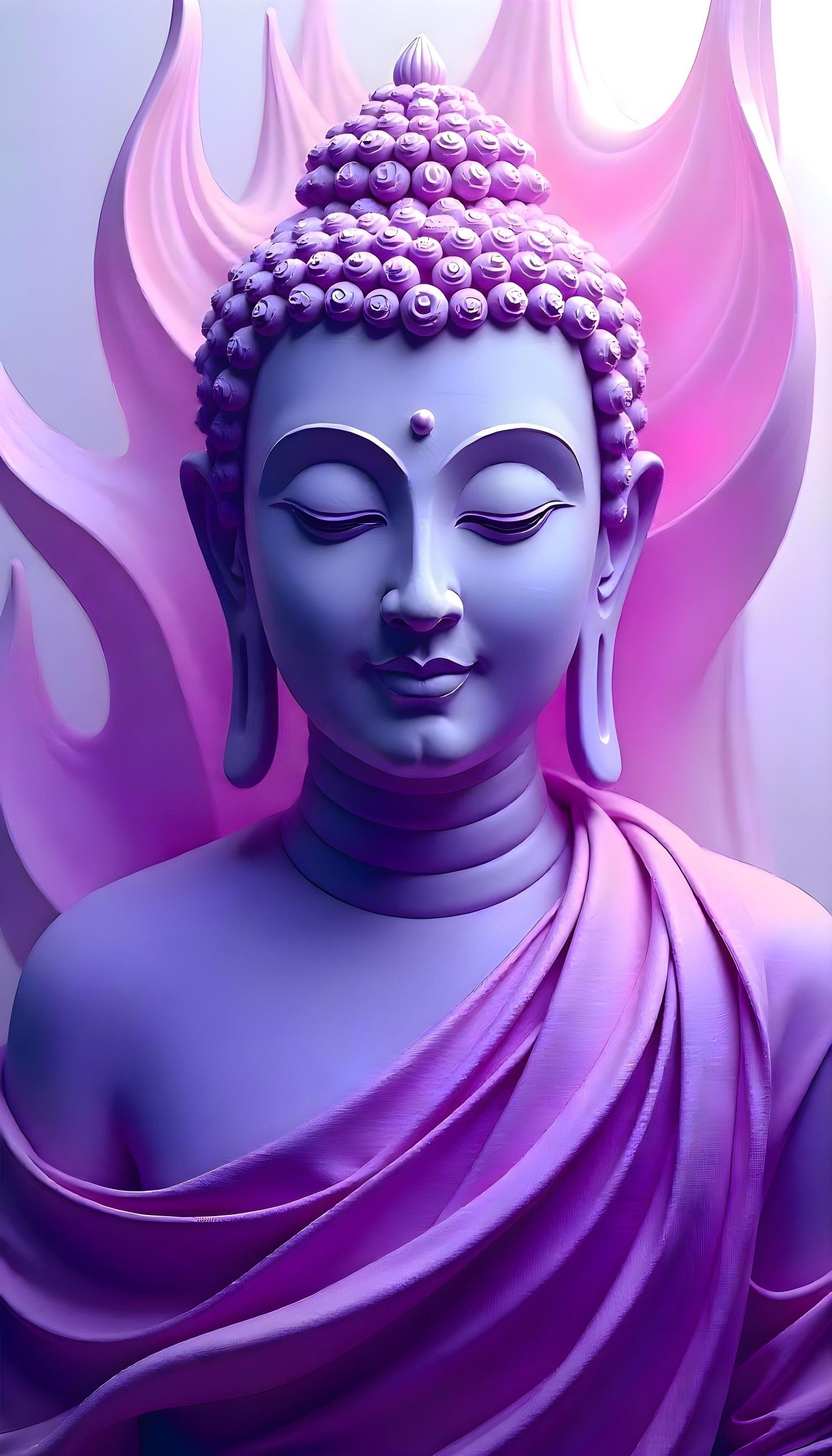 Gautam Buddha serene portrait wallpaper