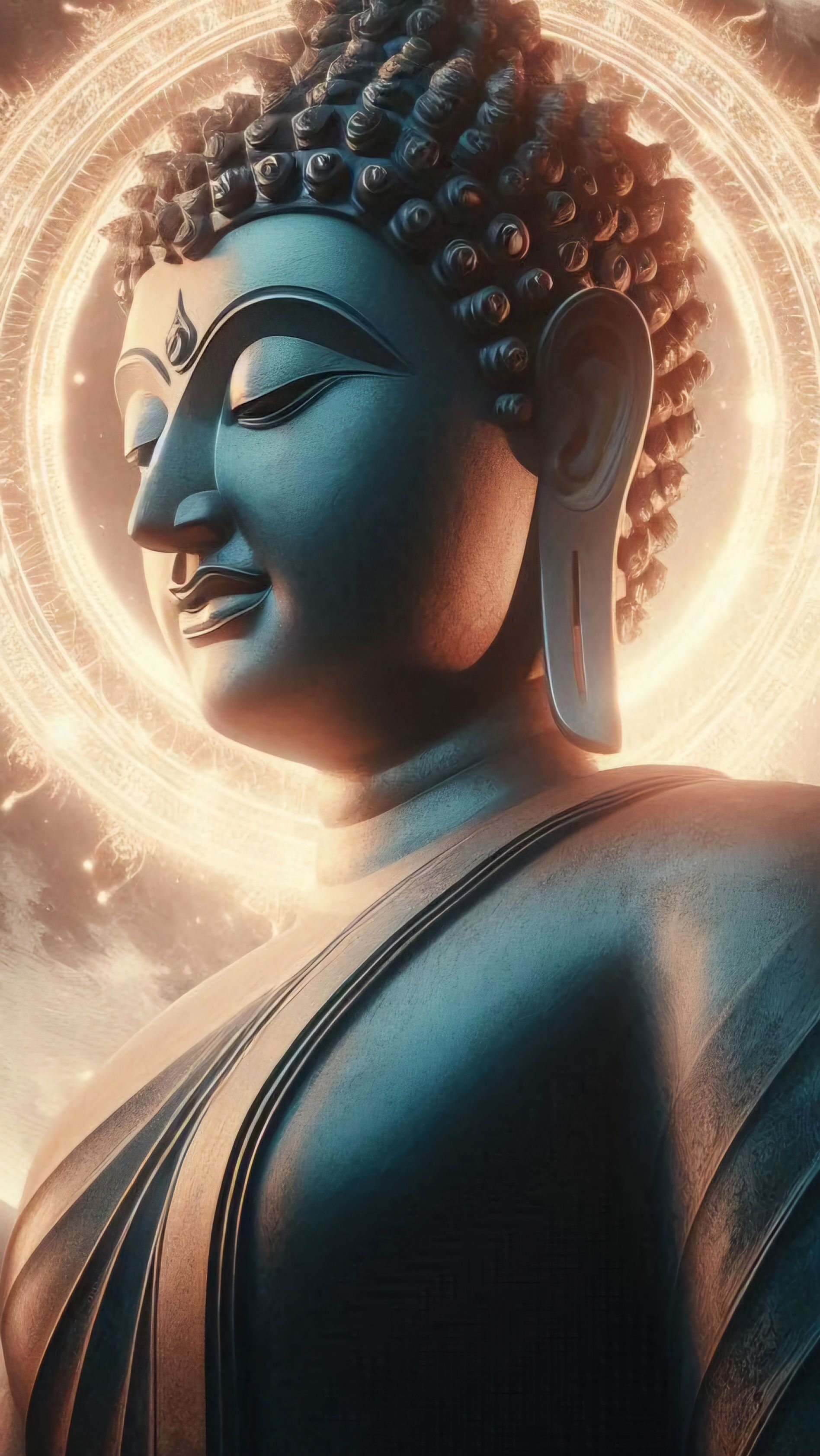 Buddha in serene meditative pose