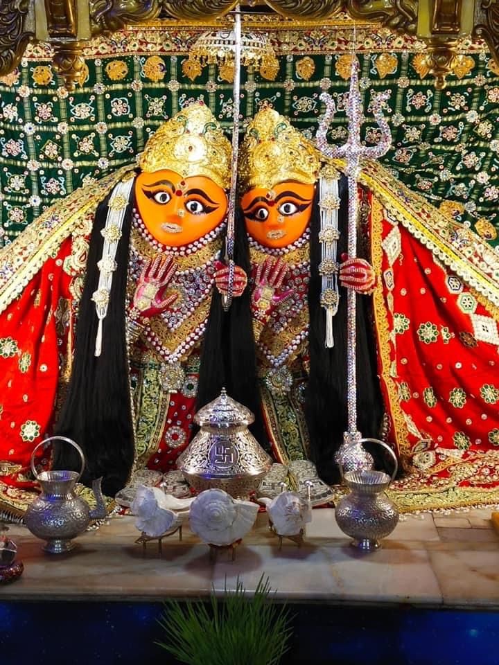 Two-headed Chamunda Maa divine image