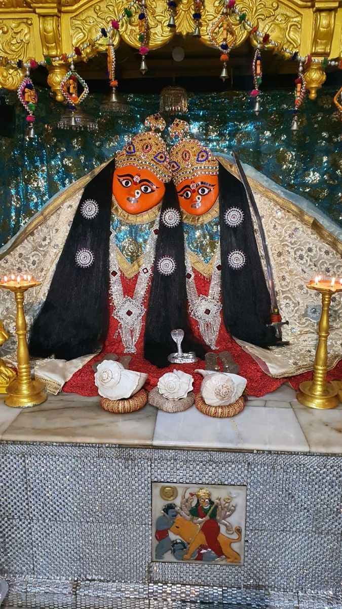 Two-faced Chamunda Maa temple worship