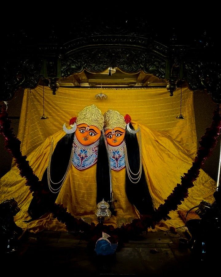 Chamunda Maa with two faces, temple idol