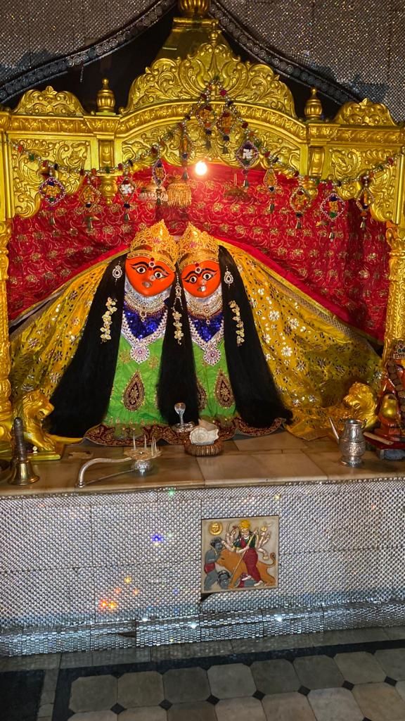 Chamunda Maa dual-faced temple deity
