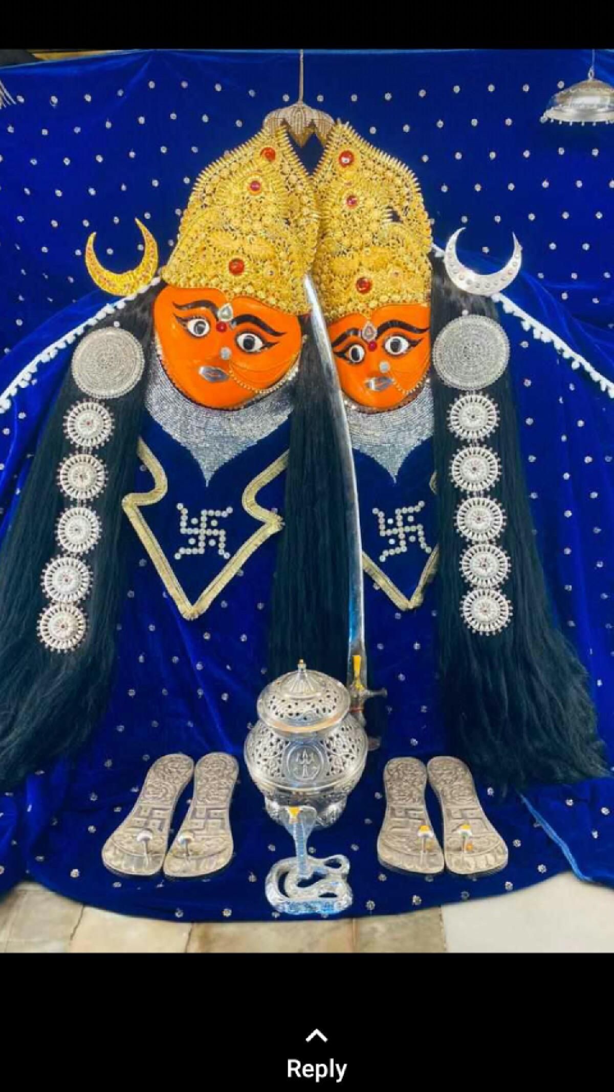 Chamunda Maa, two-faced goddess, divine protector
