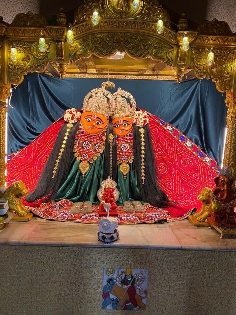 Twin Chamunda Maa temple divine image