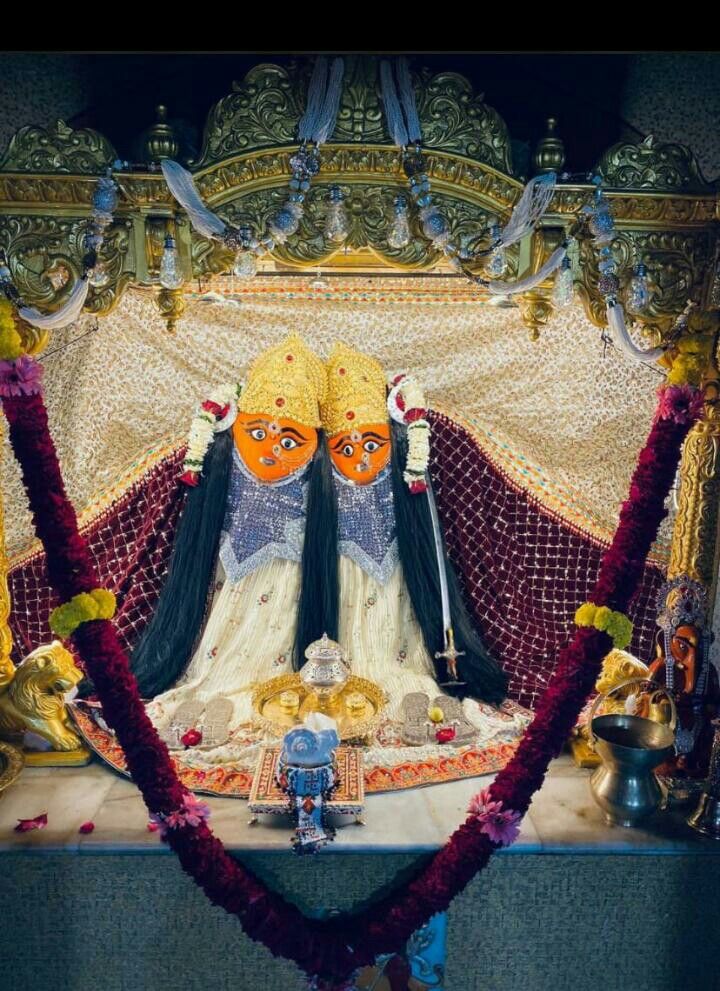 Chamunda Maa twin idols temple worship