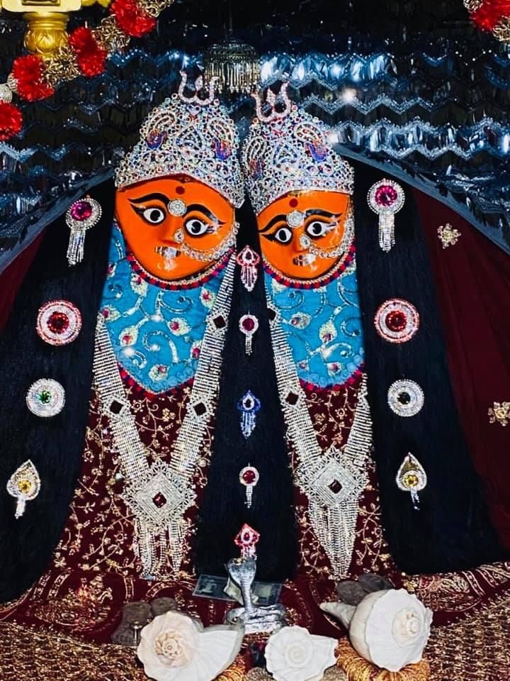 Twin-faced Chamunda Maa divine presence.