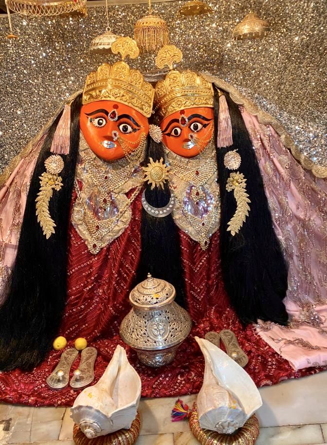 Chamunda Maa, two-faced goddess, temple offering
