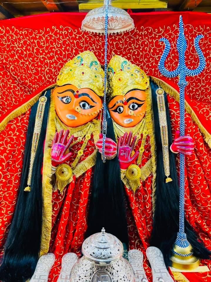 Chamunda Maa twin heads temple image