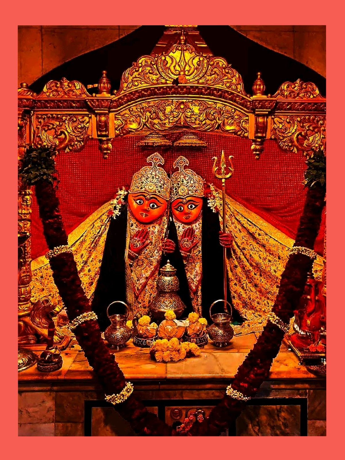 Chamunda Maa temple depiction divine blessing