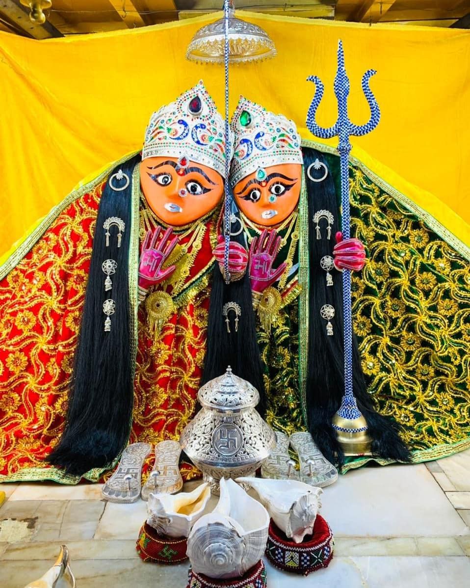Chamunda Maa temple deity sacred offering