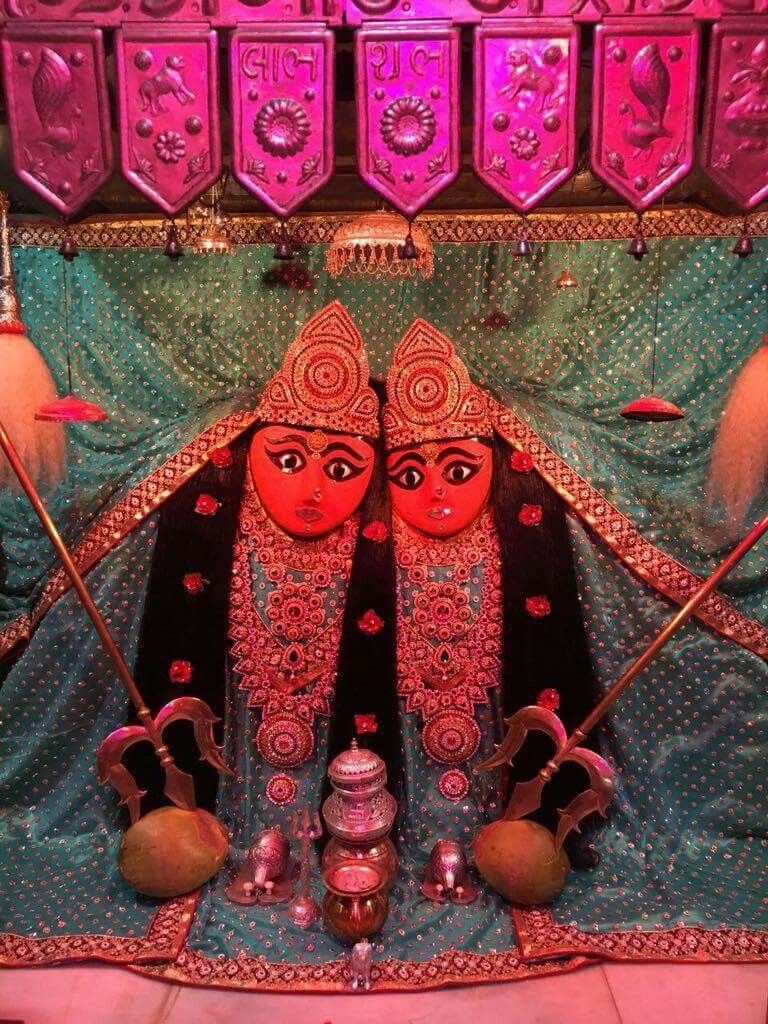 Chamunda Maa, two-faced goddess, temple offering