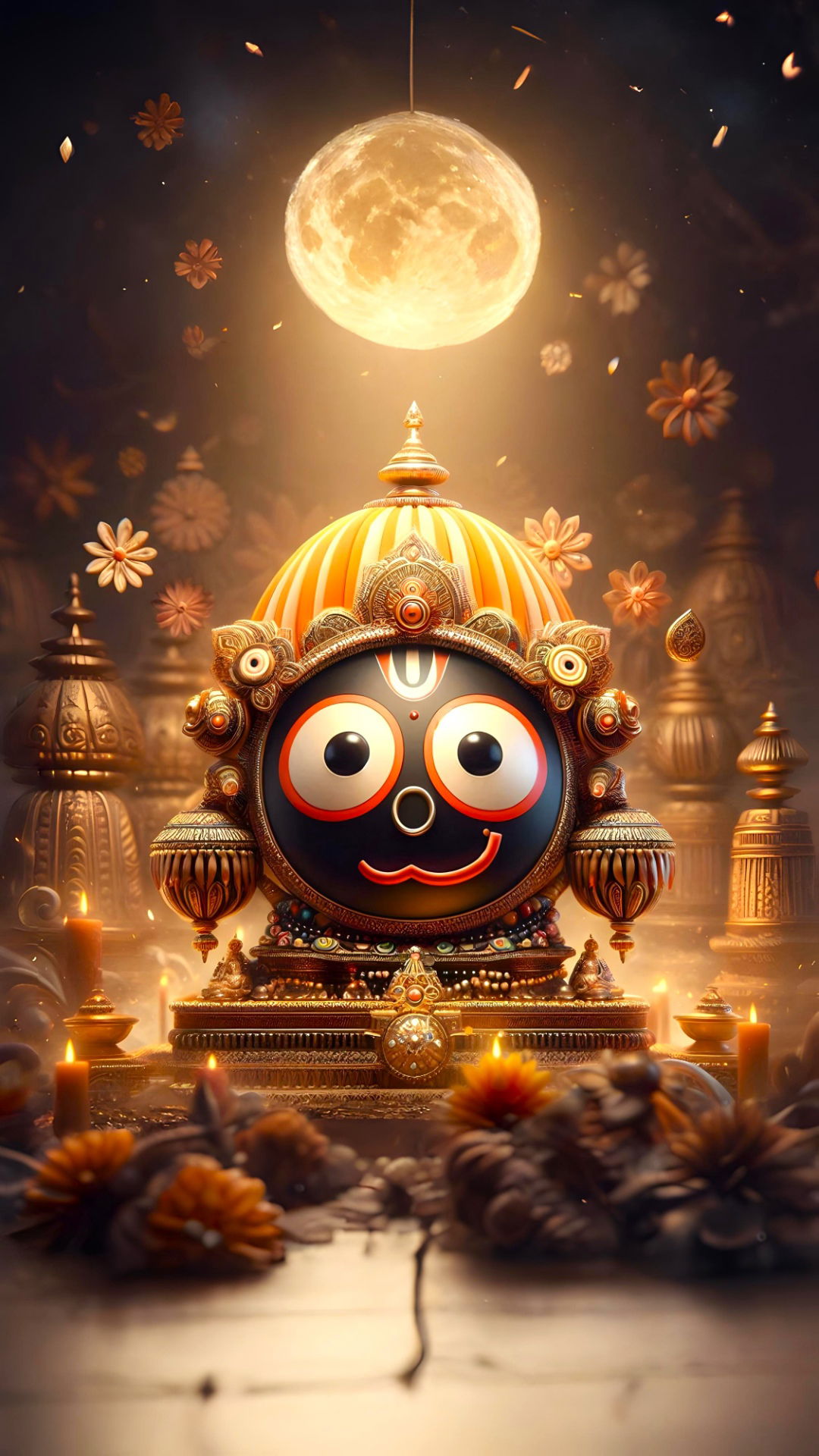 Lord Jagannath radiates divine light