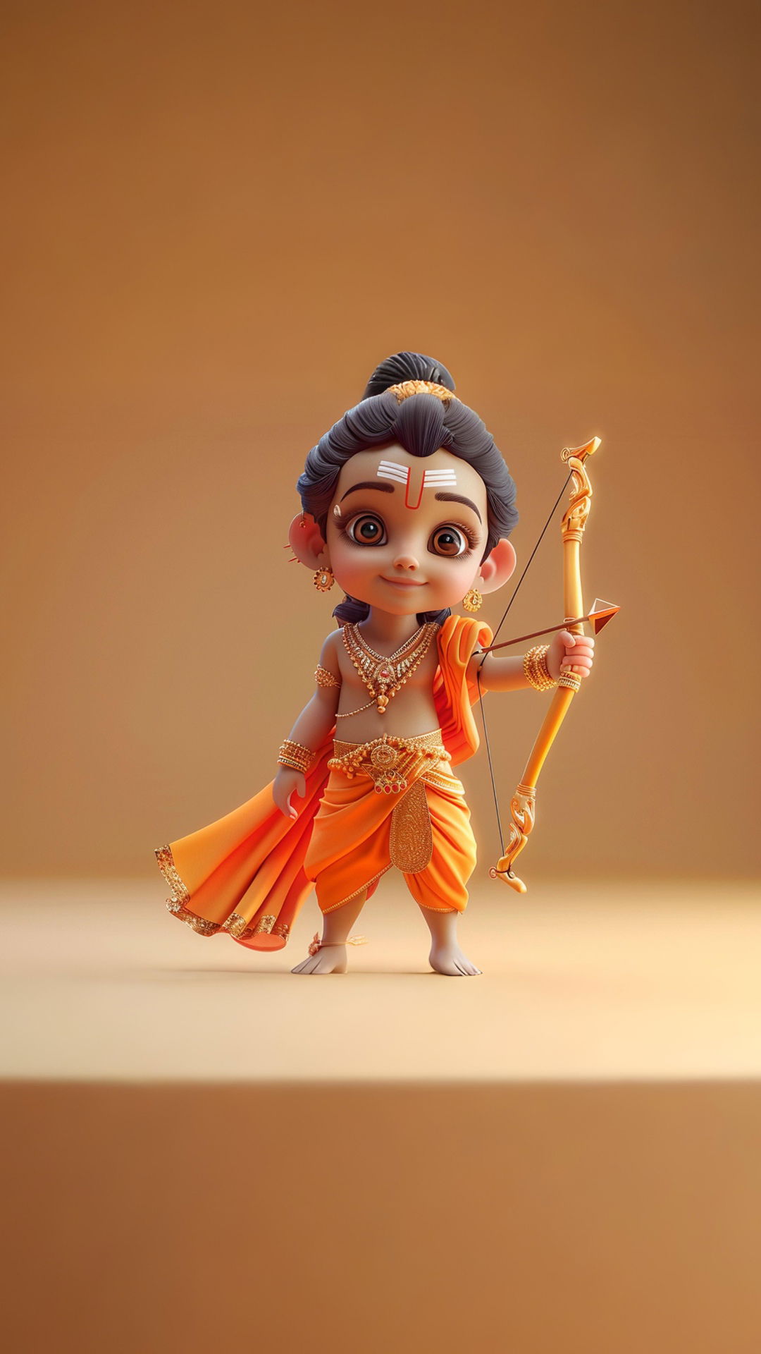 Adorable Bal Ram with bow and arrow