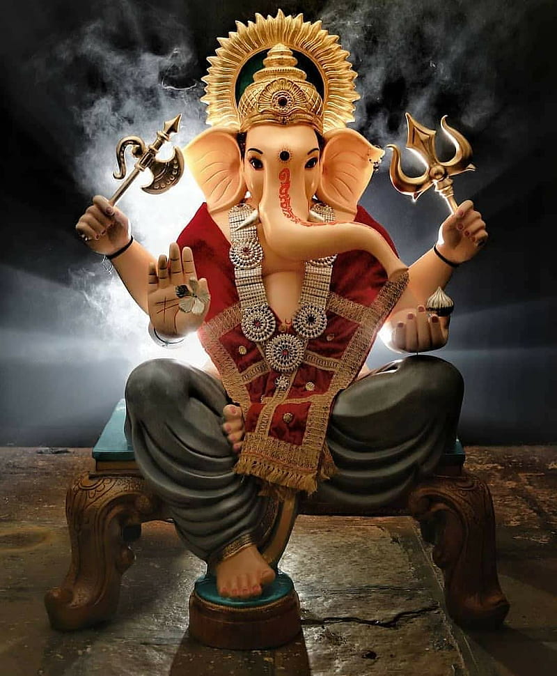 Lord Ganesha, powerful and auspicious idol