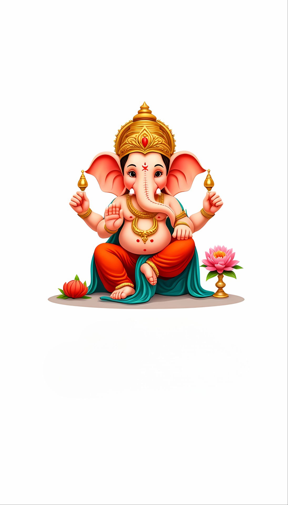Lord Ganesha blessings for your phone.