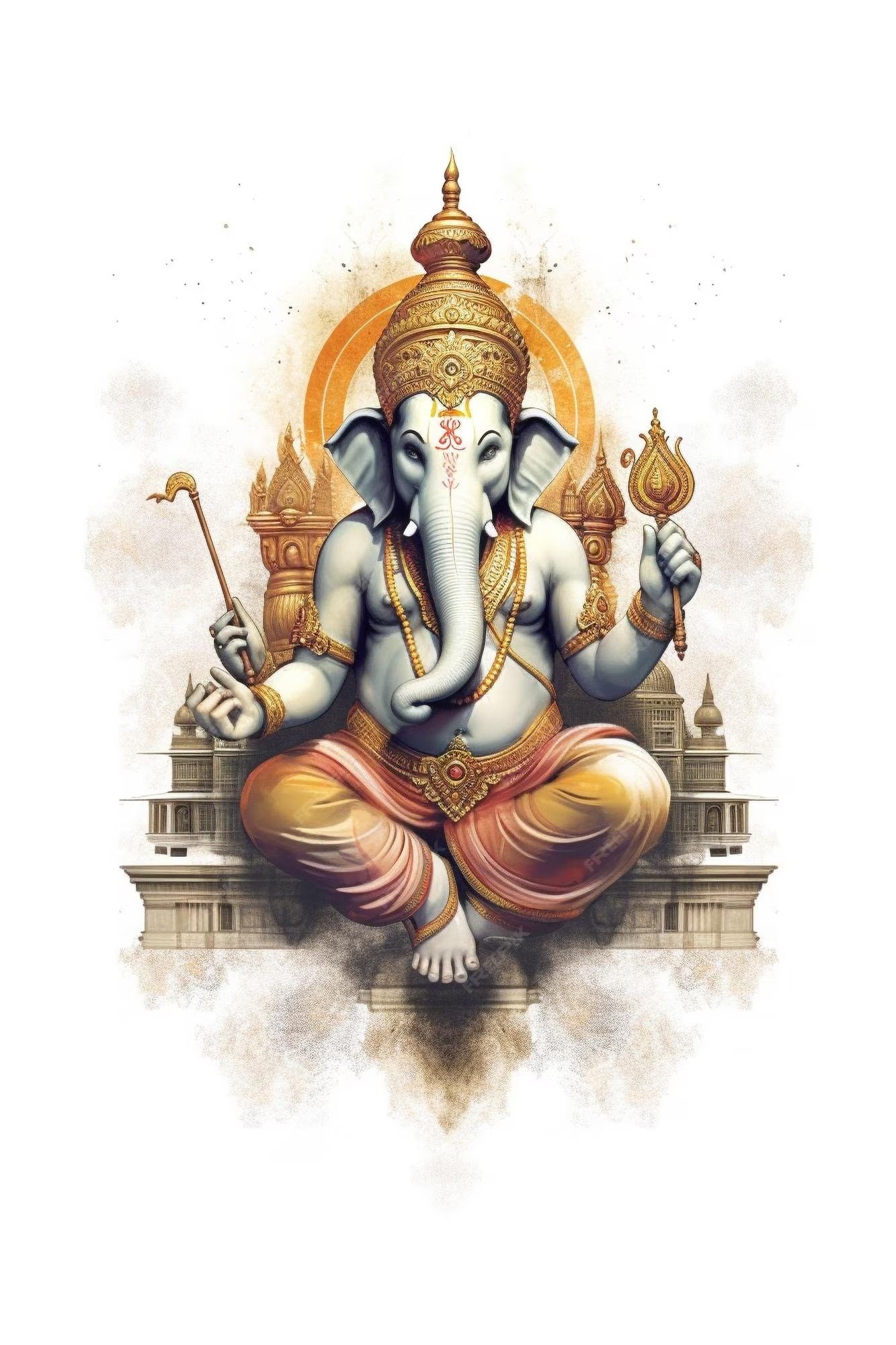Lord Ganesha, remover of obstacles, wallpaper