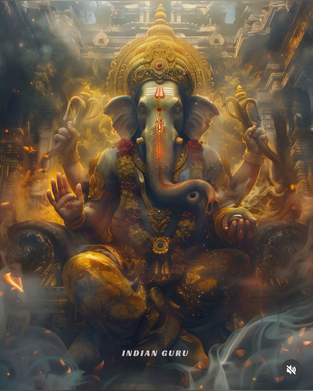 Lord Ganesha, remover of obstacles.
