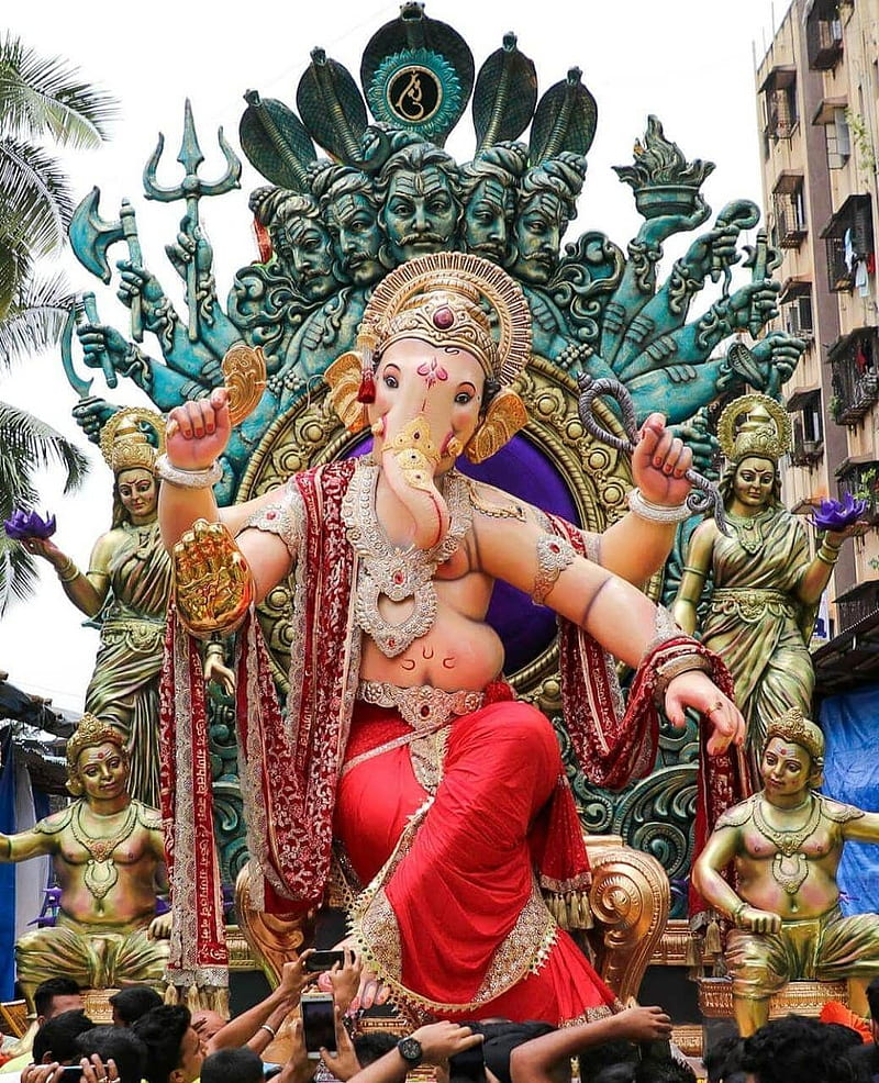 Lord Ganesha during Ganesh Chaturthi festival