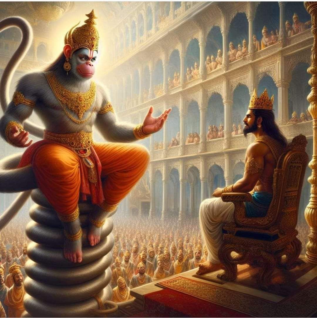 Hanuman meets Lord Ram in court