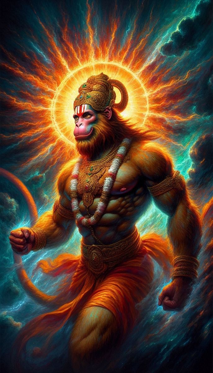 Powerful Hanuman wallpaper, divine protector