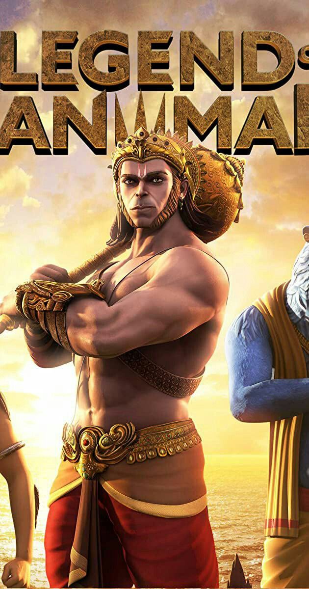 Powerful Hanuman portrait, ready for battle