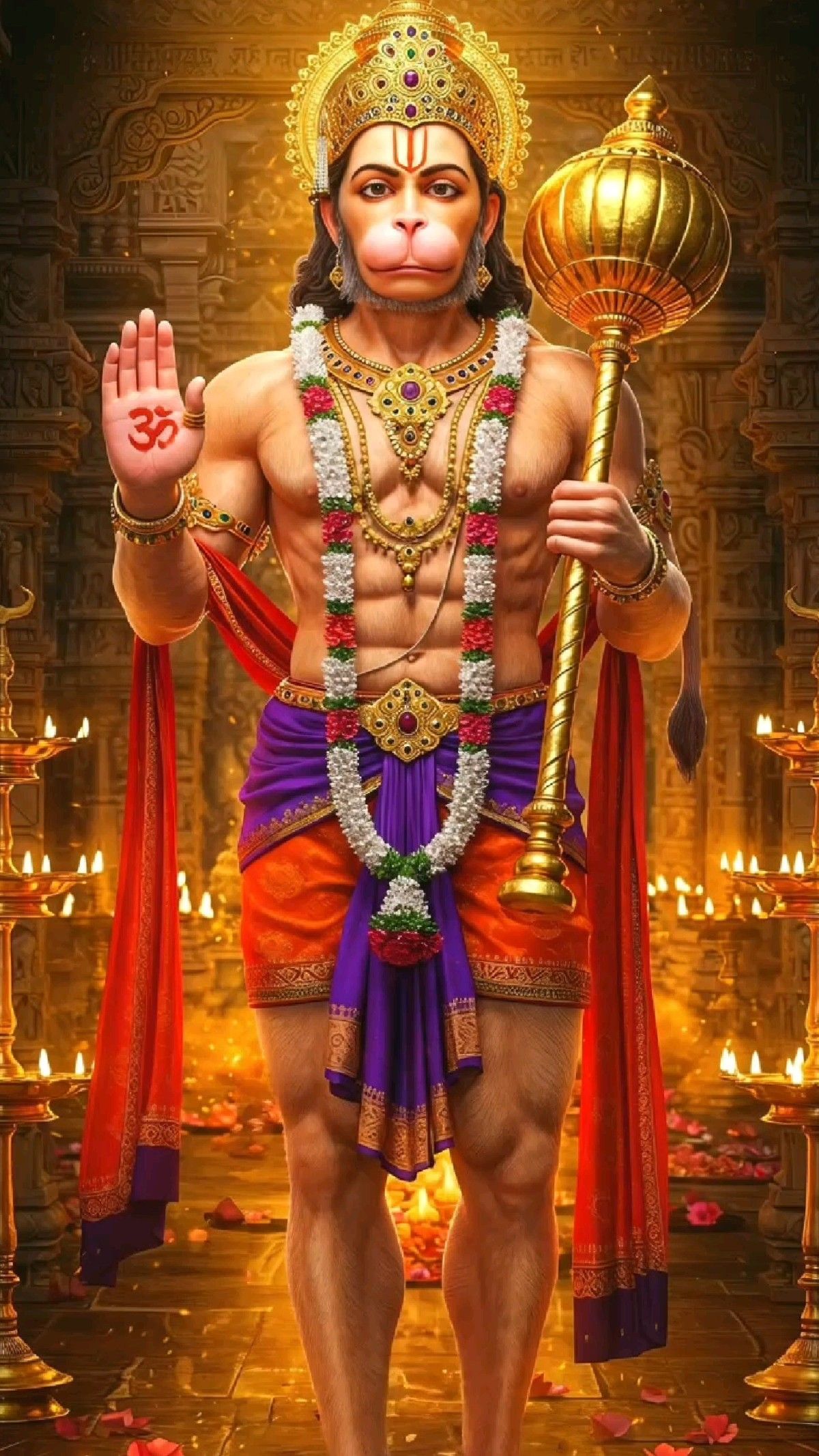 Hanuman bestows a divine blessing