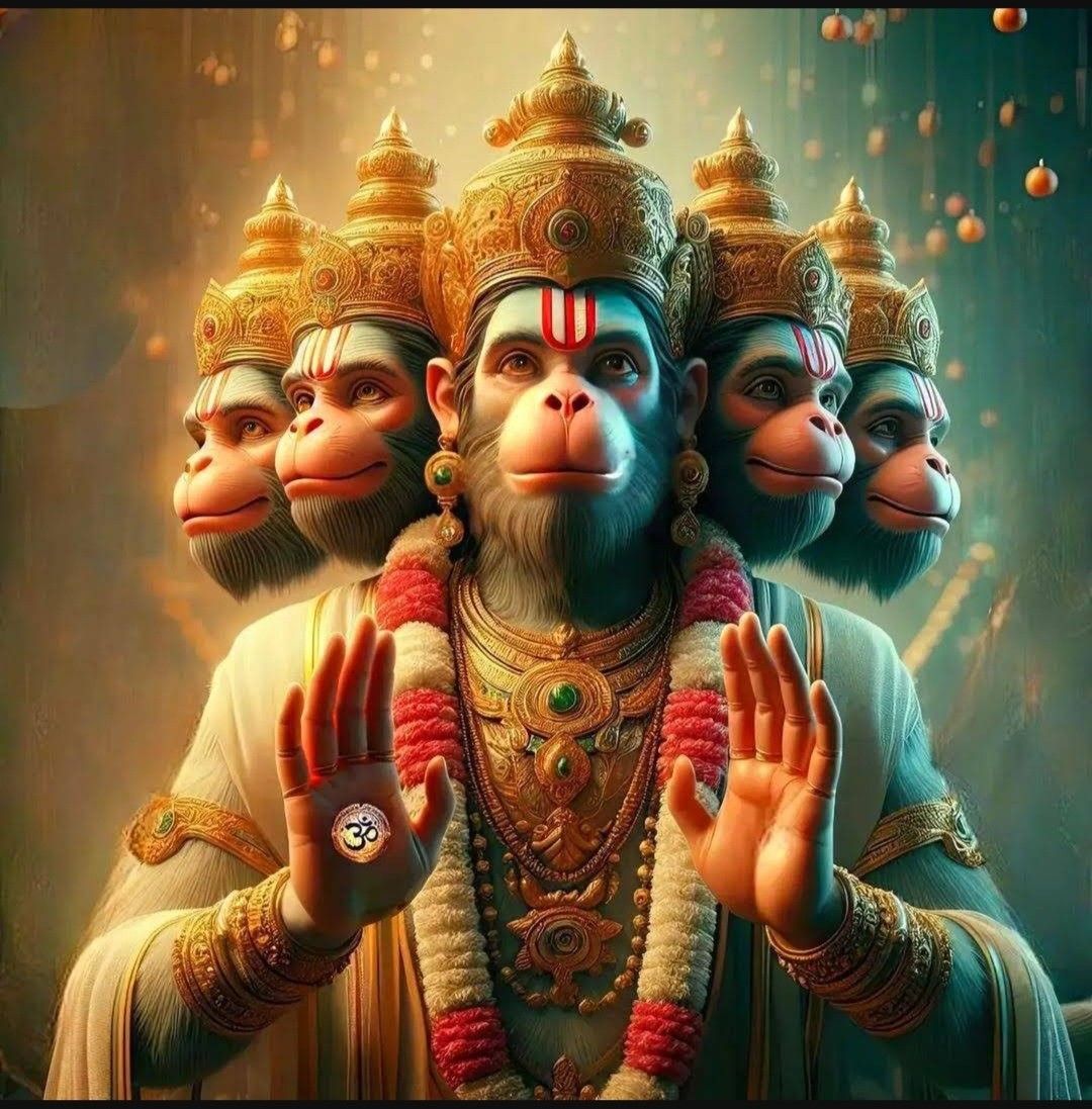 Panchamukhi Hanuman with five faces