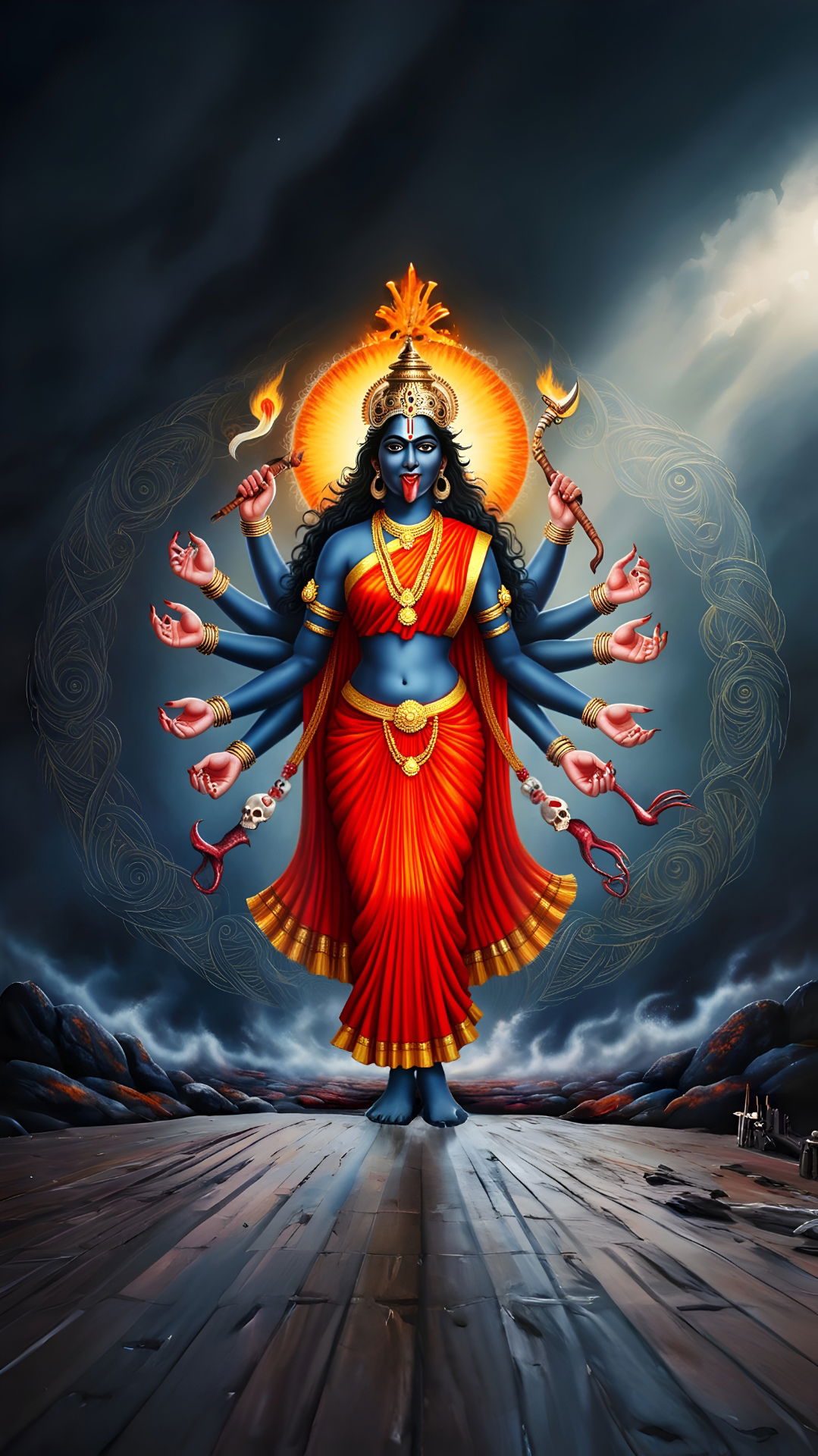 Kali Maa, goddess of power and liberation.