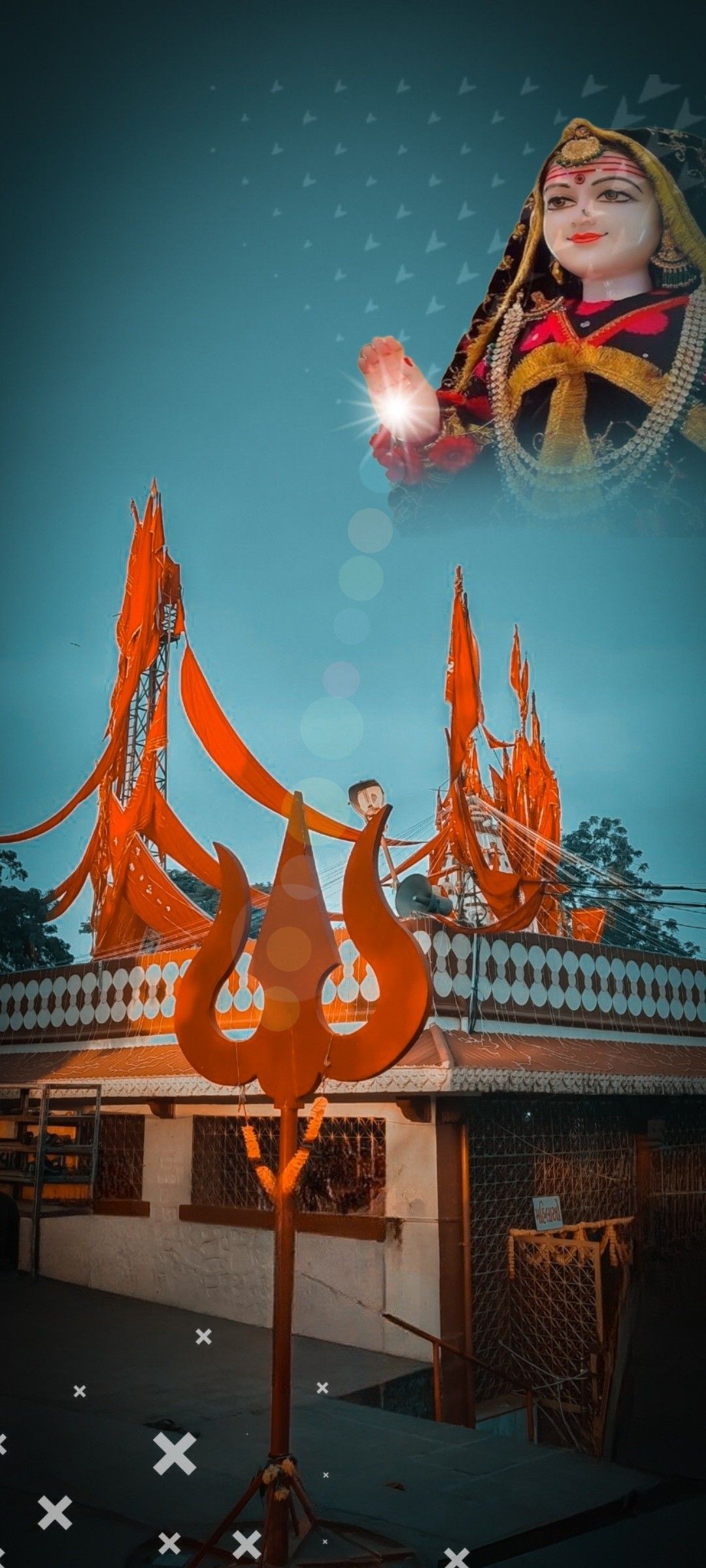 Khodiyar Maa temple flags devotion