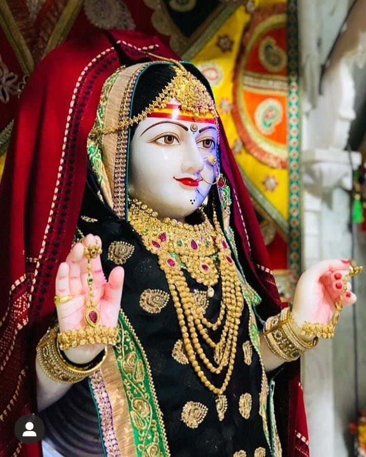 Khodiyar Maa serene portrait from temple