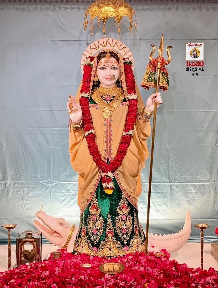 Khodiyar Maa statue with divine grace