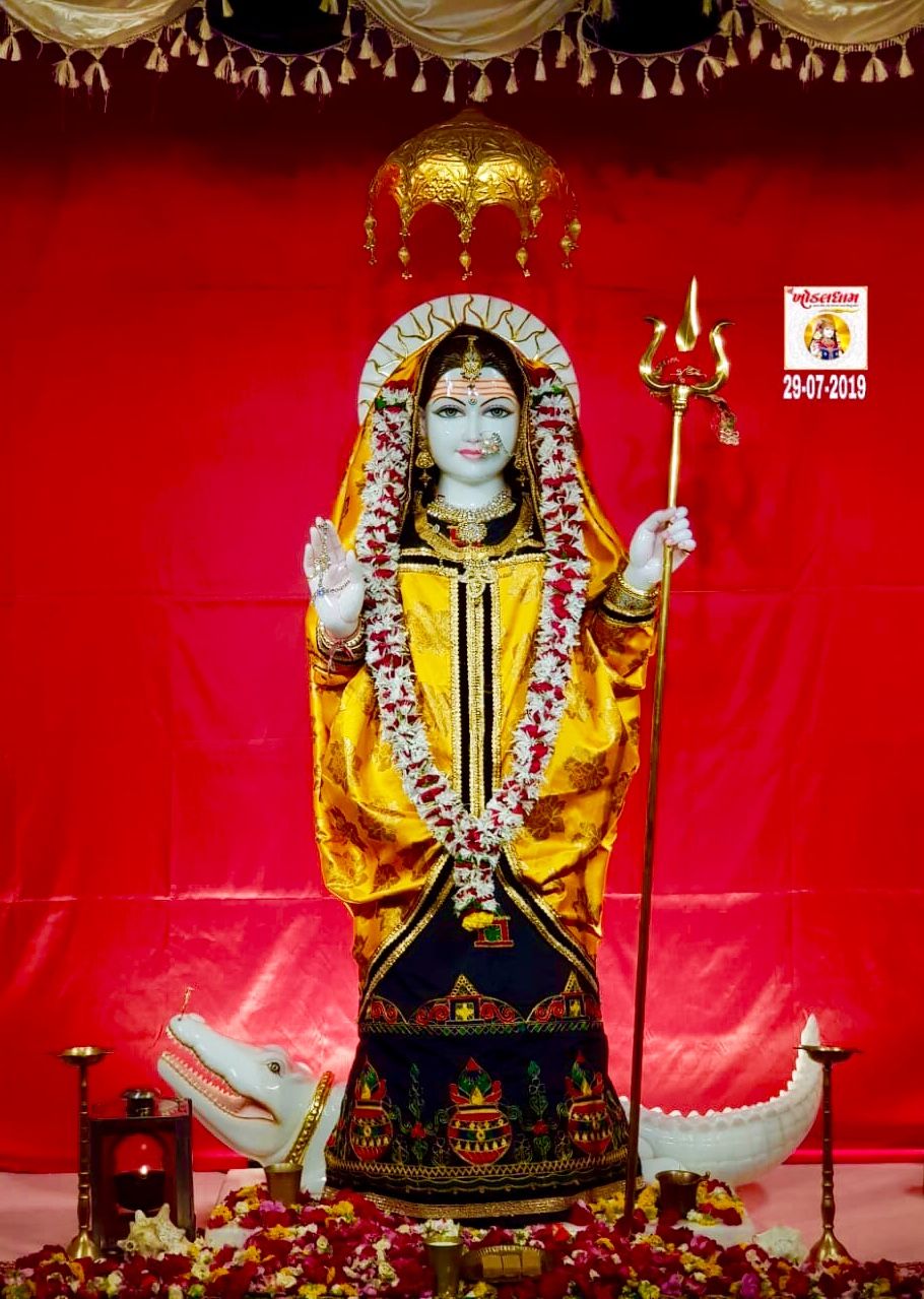 Khodiyar Maa, goddess of power and protection.