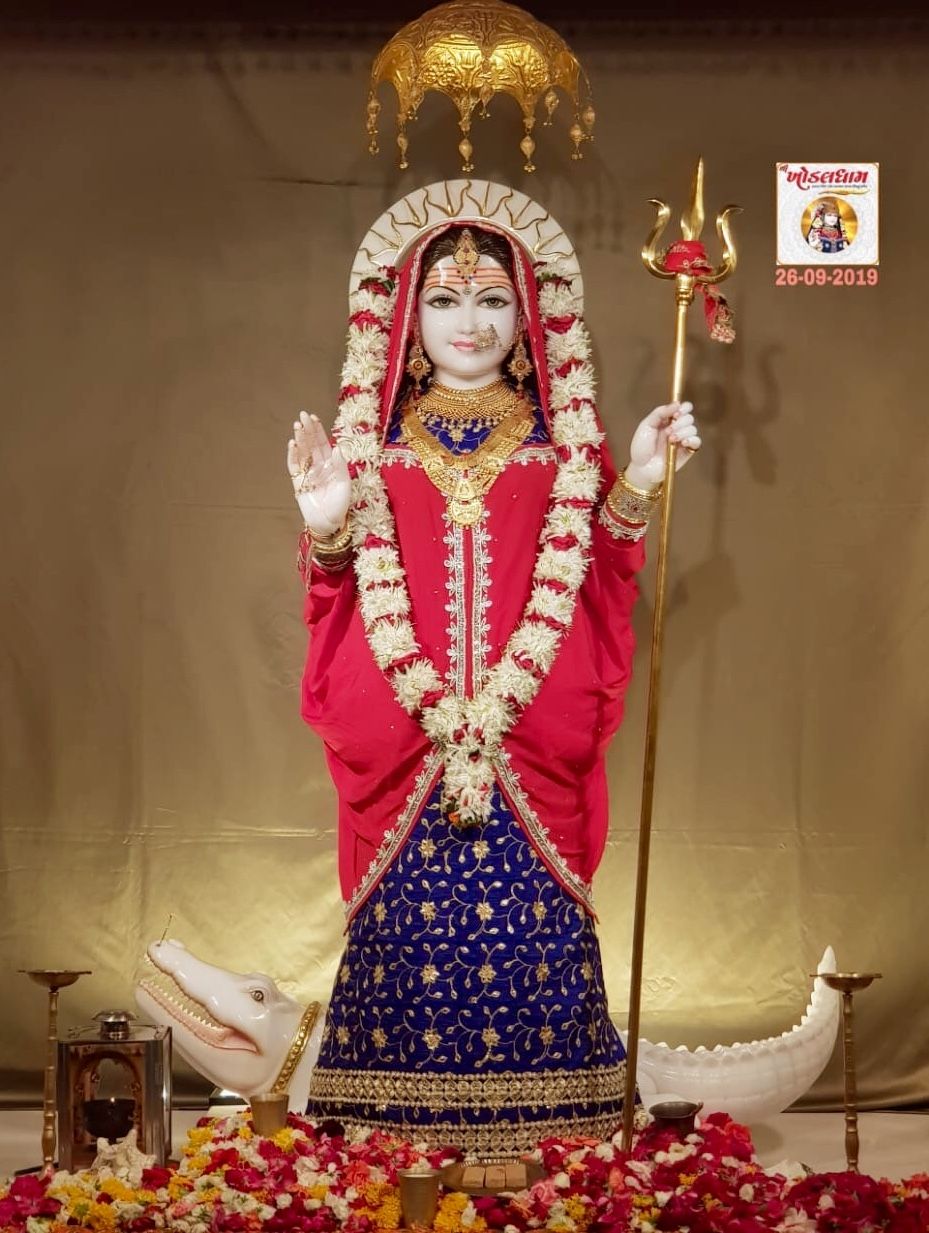 Khodiyar Maa, Goddess, divine statue