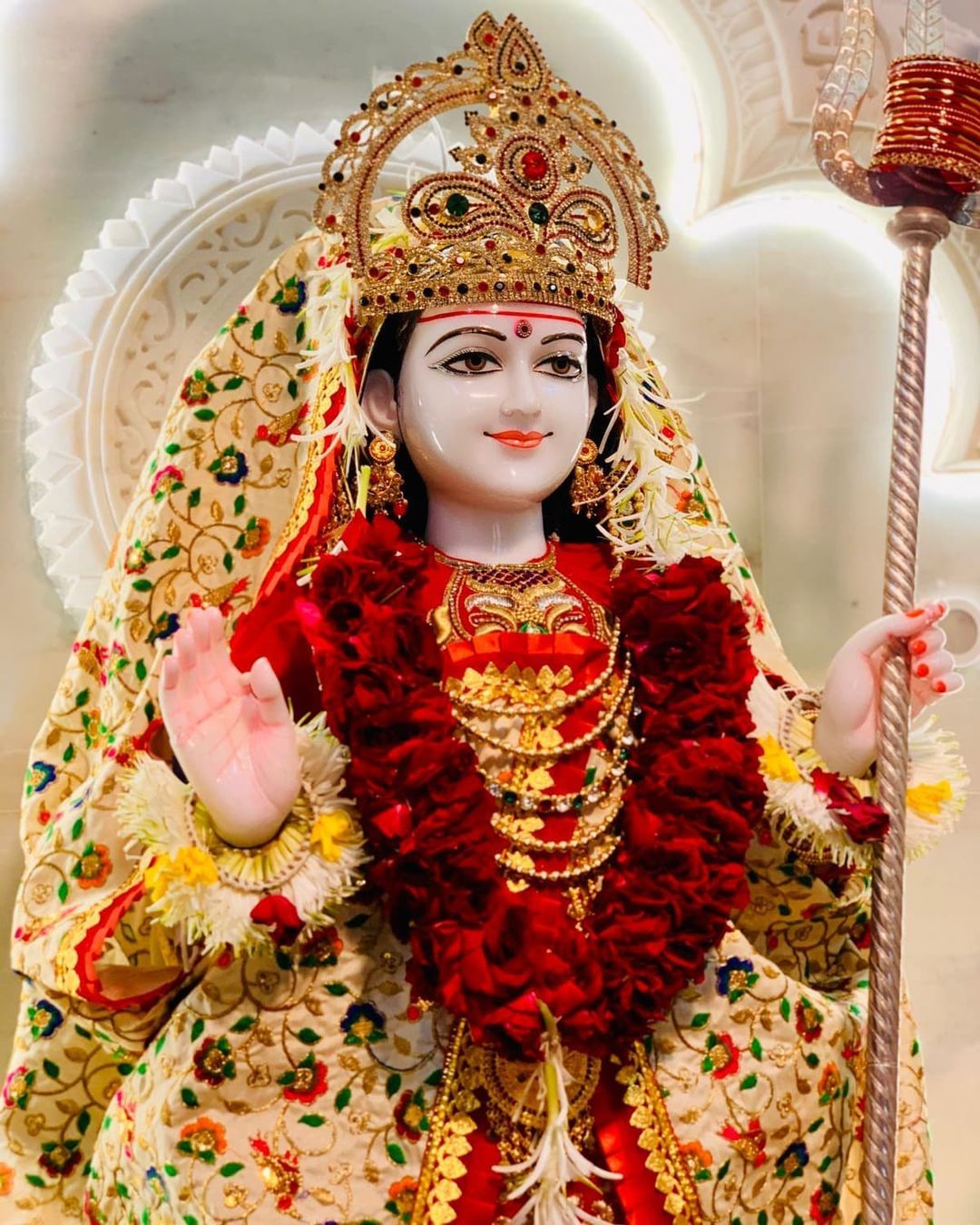 Khodiyar Maa, divine mother goddess statue