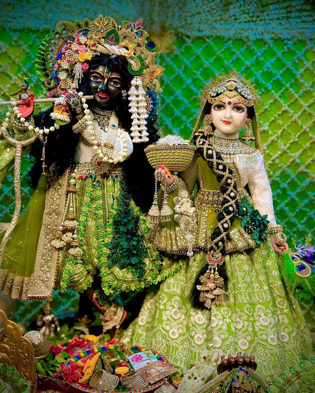 Krishna and Radha divine love