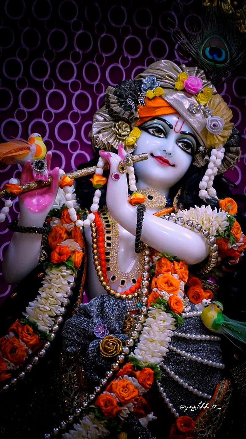 Krishna playing the flute, divine image