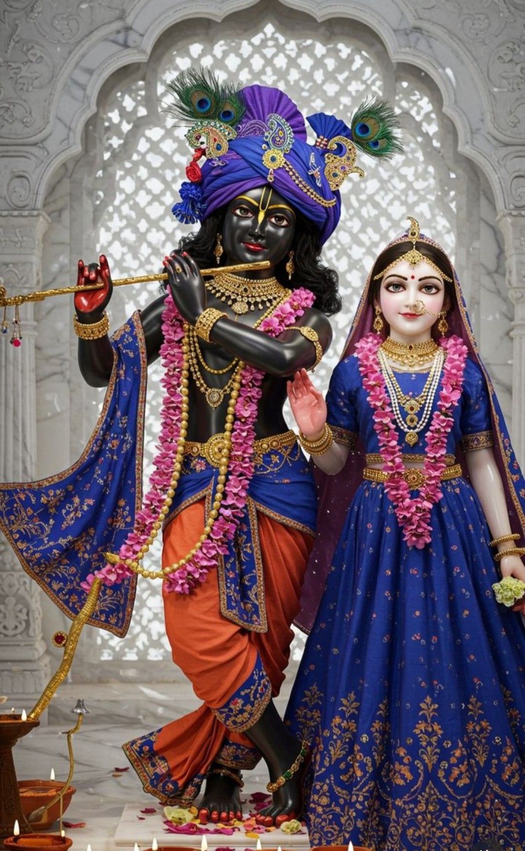 Krishna and Radha divine love