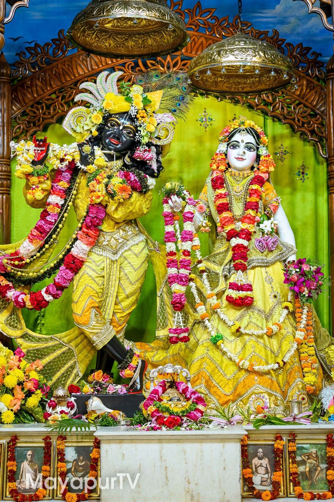 Krishna and Radha divine couple image