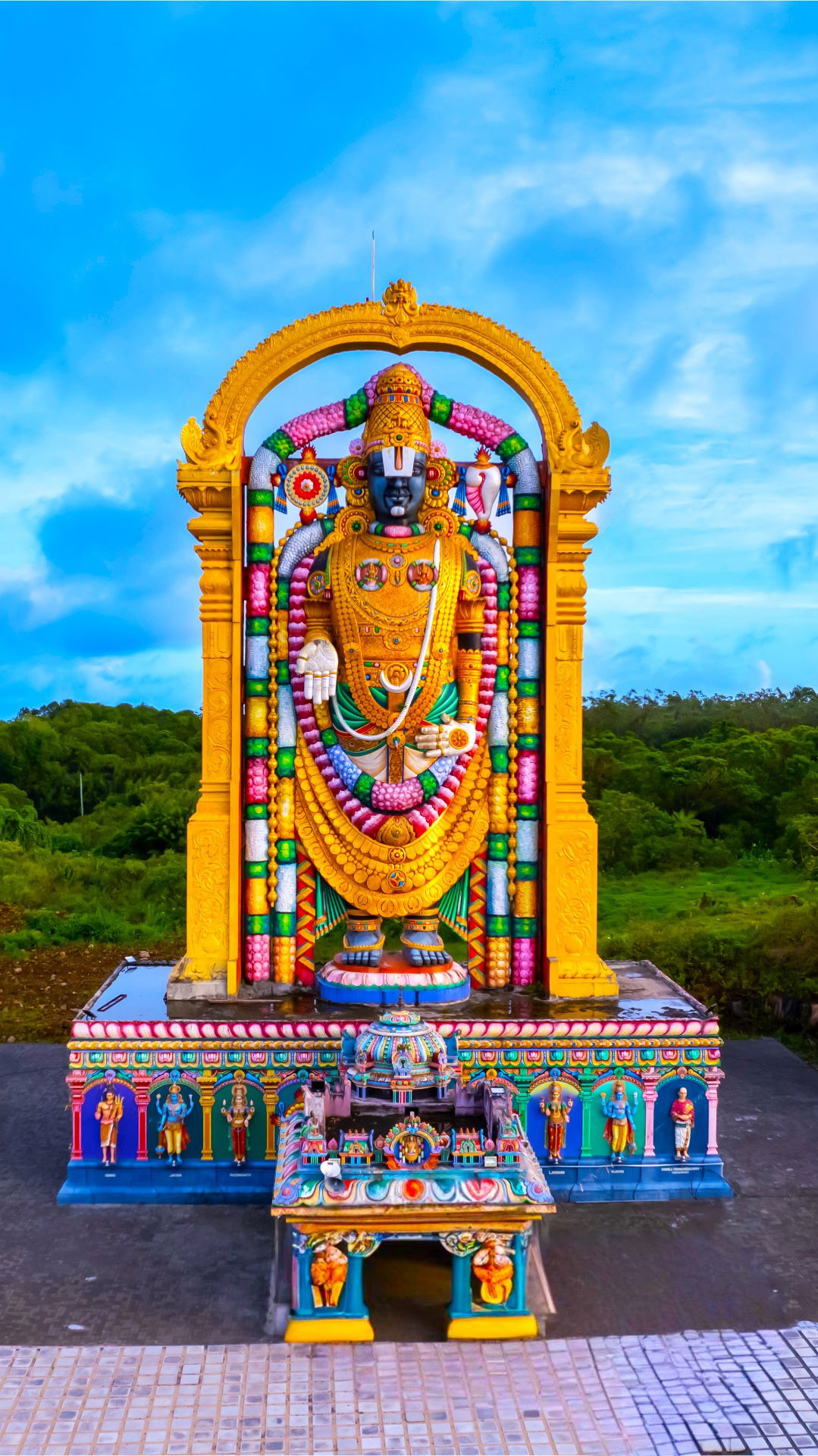 Lord Venkateswara statue radiates divine grace