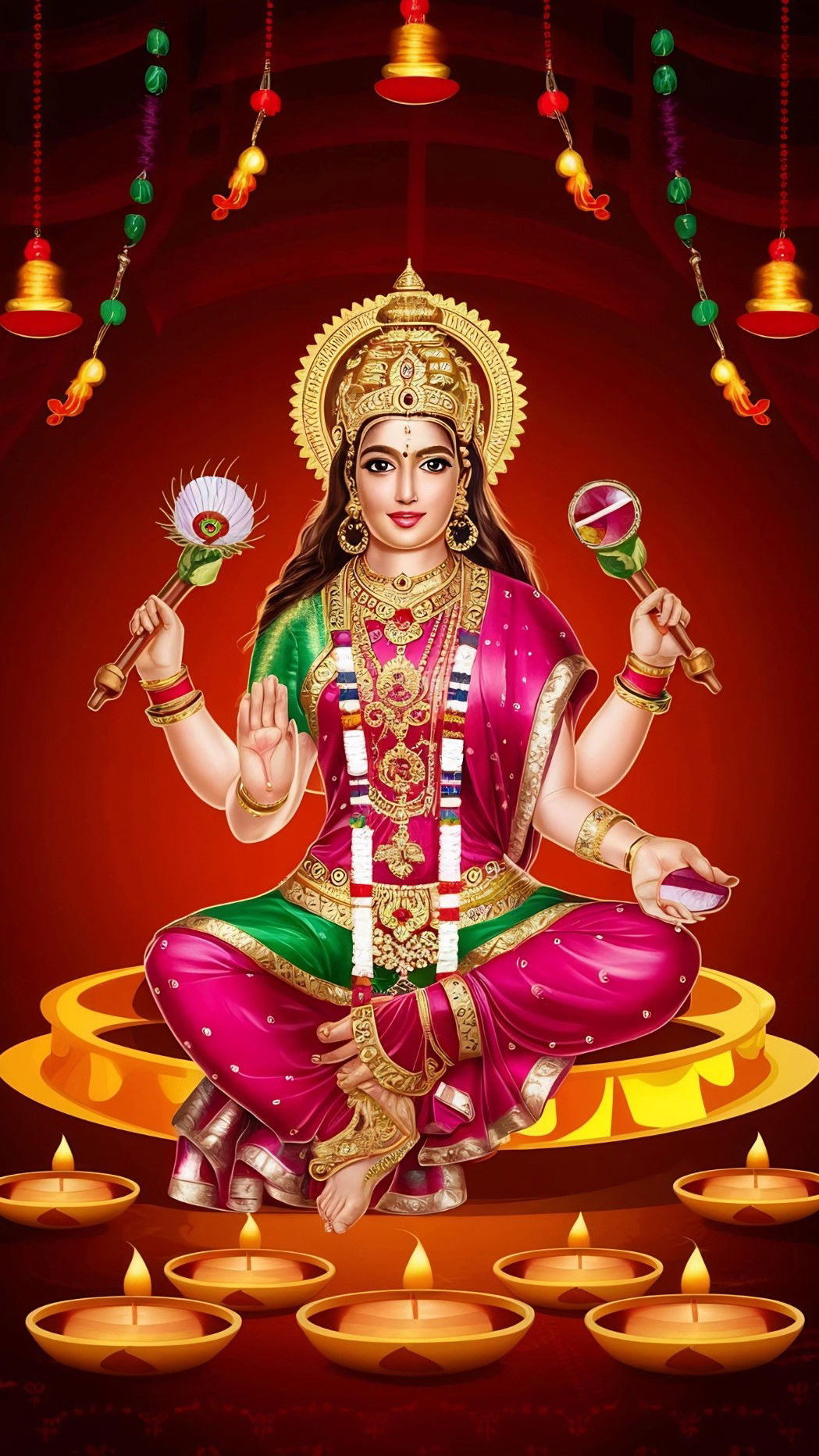 Lakshmi Maa bestows blessings and abundance