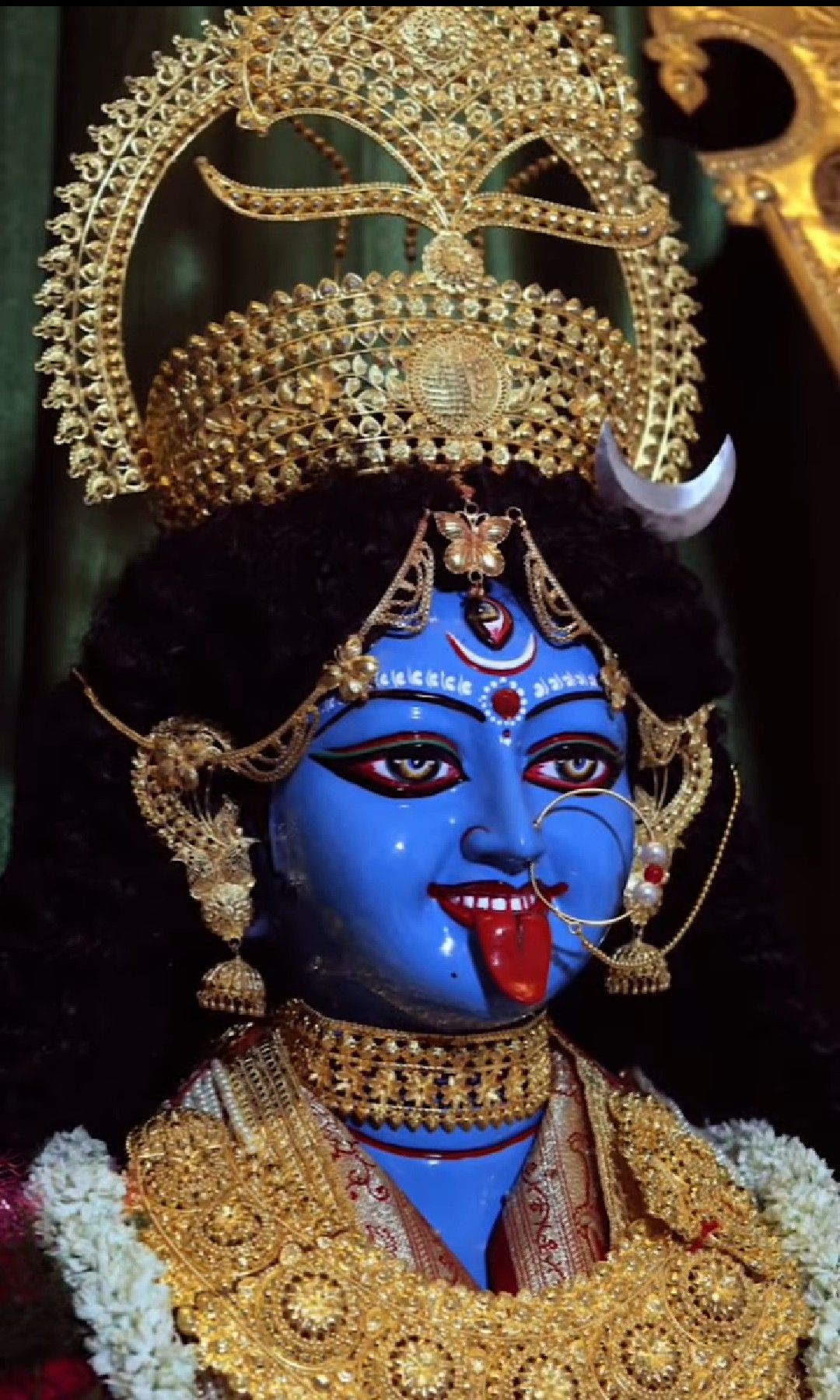 Intense portrait of Mahakali Maa