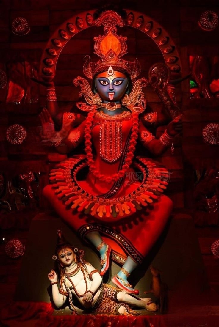 Mahakali Maa, goddess of power and strength.