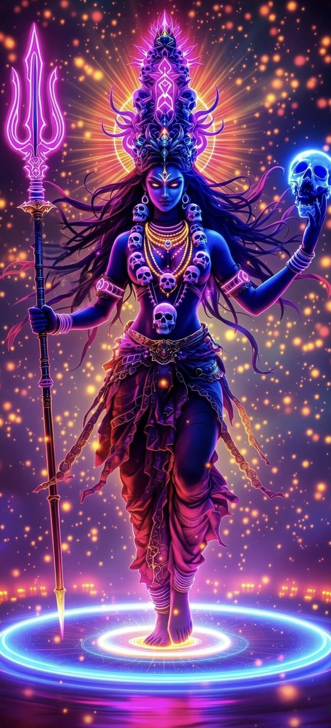 Mahakali Maa, goddess of power and time.