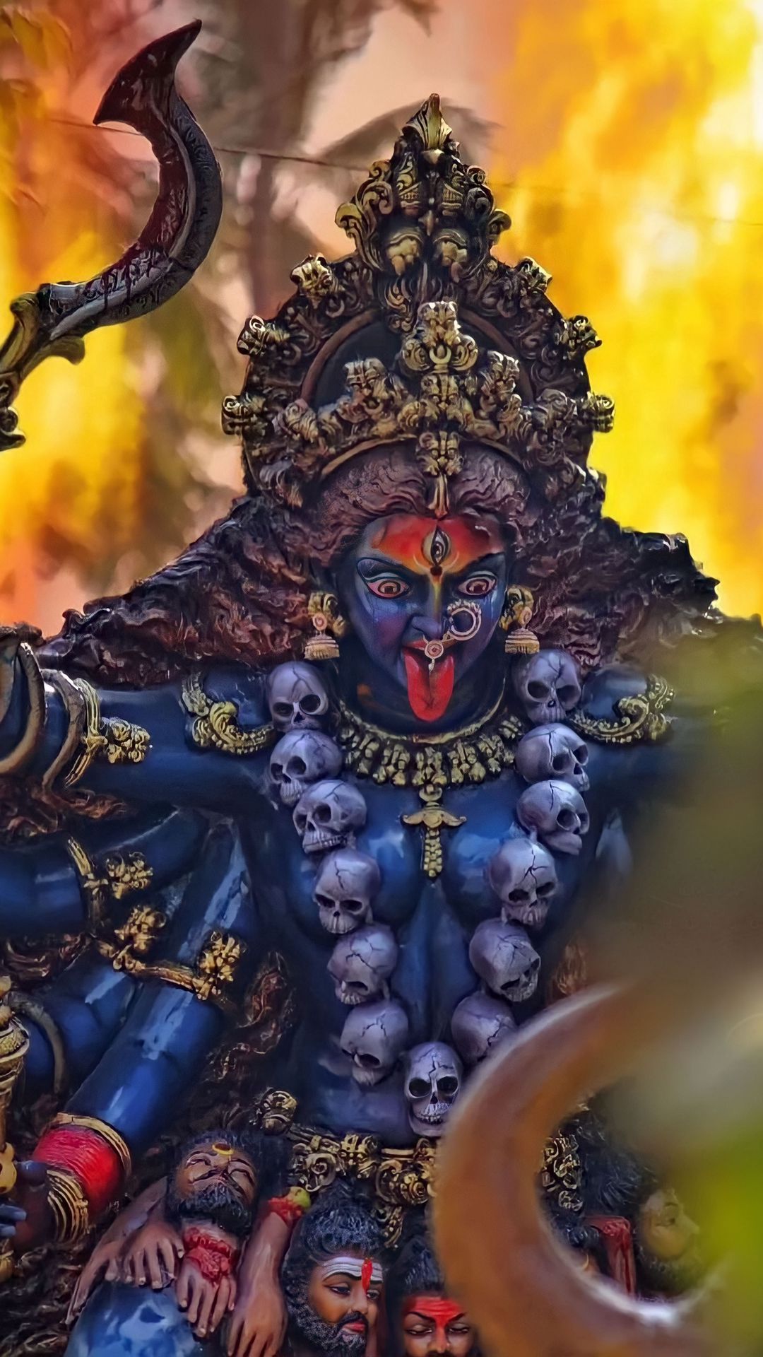 Maa Kali’s fierce and protective form