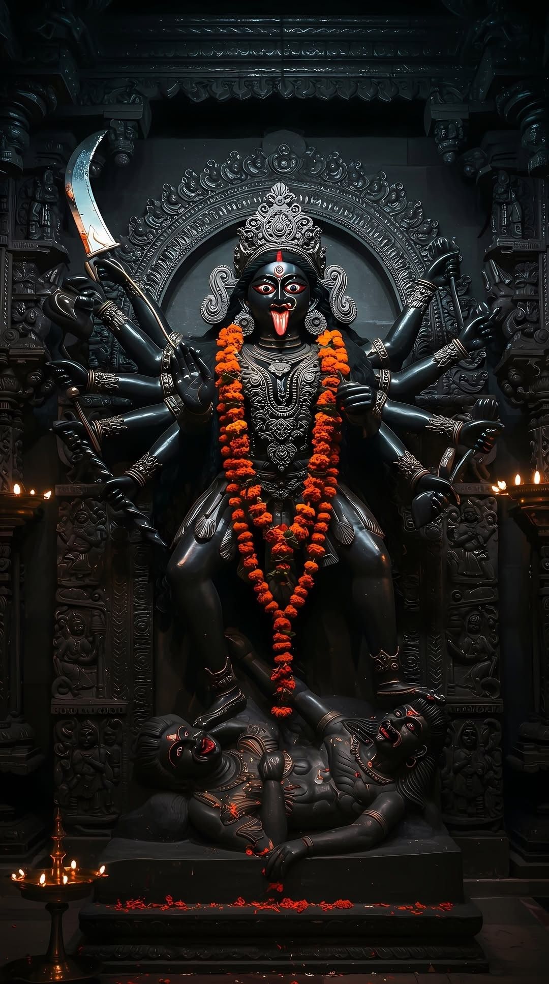 Powerful image of Goddess Mahakali